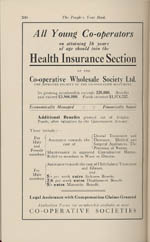 Co-op Society People’s Yearbook, advert Co-op Health Insurance 1933